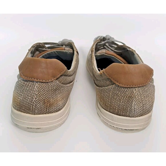 SKECHERS Men's 11.5 Relaxed Fit Define Soden Khaki Canvas Distressed Casual - Picture 7 of 11